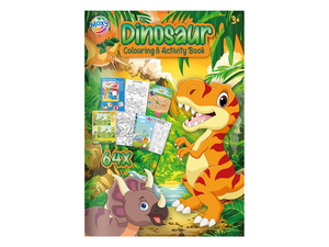 Creative craft group kleur- en activiteitenboek dino, 64pag.