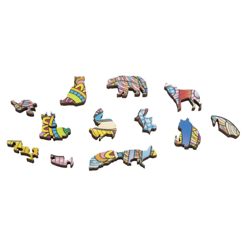 Afbeelding laden in galerijviewer, Creative craft group moxy houten puzzel eenhoorn 137 stukjes

