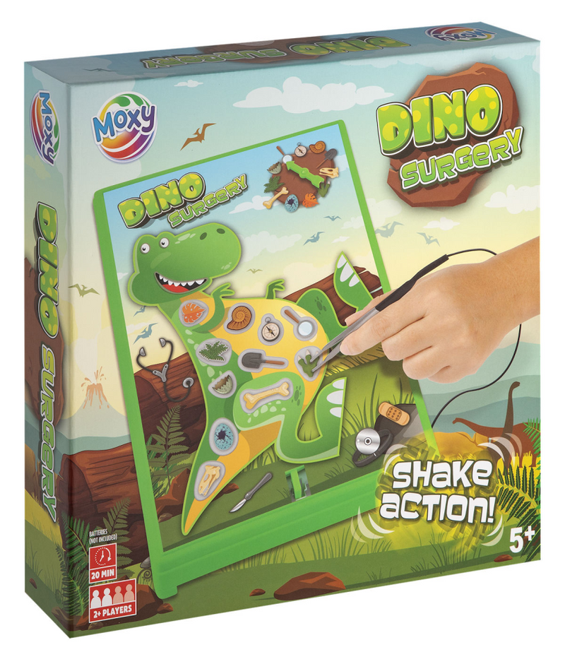 Afbeelding laden in galerijviewer, Moxy dino operatie bordspel 24,5x17,5cm
