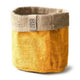 Sizo Sizo Waterdichte Plantenzak van Jute 30 cm Mosterd Geel