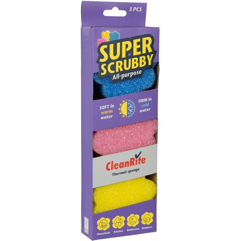 Afbeelding laden in galerijviewer, Cleanrite super scrubby 3-delig all purpose
