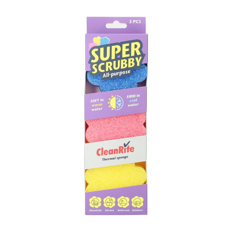 Afbeelding laden in galerijviewer, Cleanrite super scrubby 3-delig all purpose
