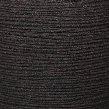Capi bloempot nature rib 43x41 cm zwart kblr933