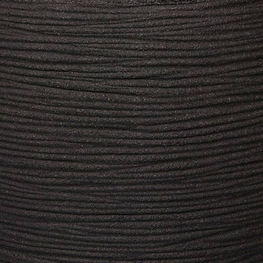 Capi plantenbak nature rib vierkant 30x30 cm zwart kblr902