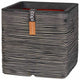 Capi plantenbak nature rib vierkant 40x40 cm antraciet kofz903