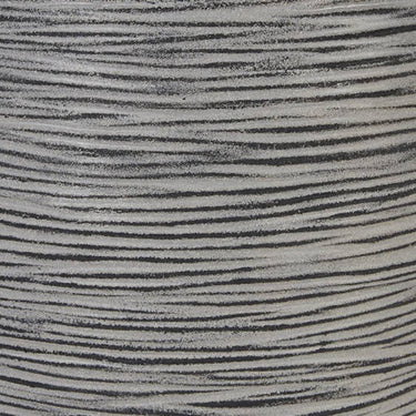 Capi bloempot nature rib elegant laag 36x47 cm antraciet kofz782