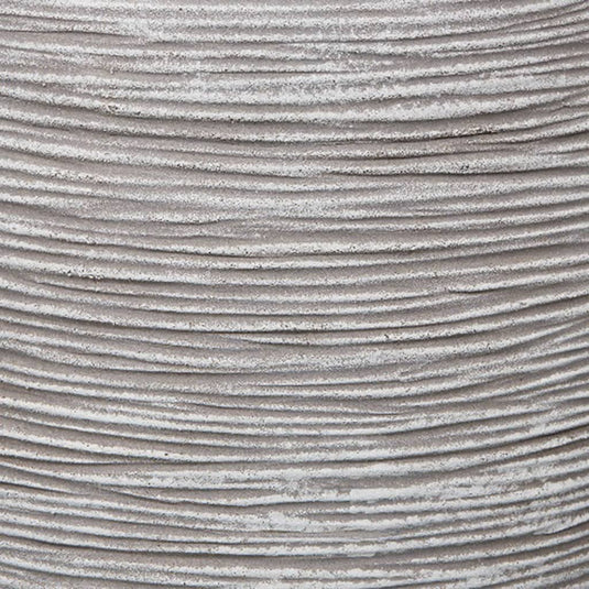 Capi plantenbak nature rib vierkant 50x50 cm ivoorkleurig