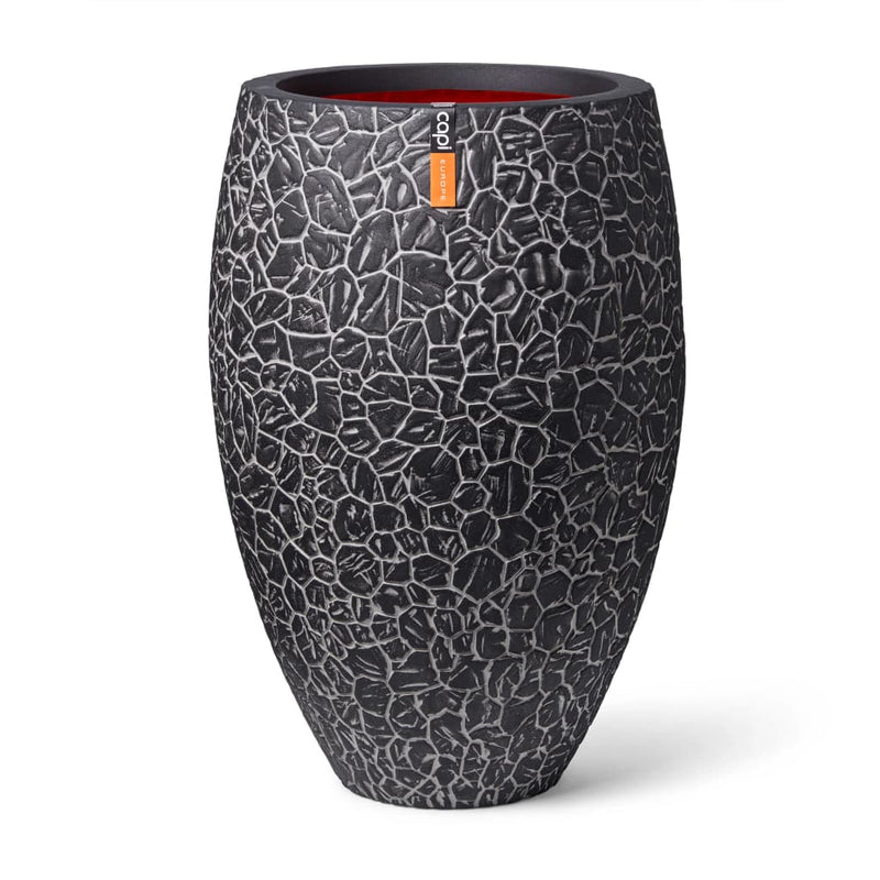 Afbeelding laden in galerijviewer, Capi bloempot clay elegant deluxe 50x72 cm grijs
