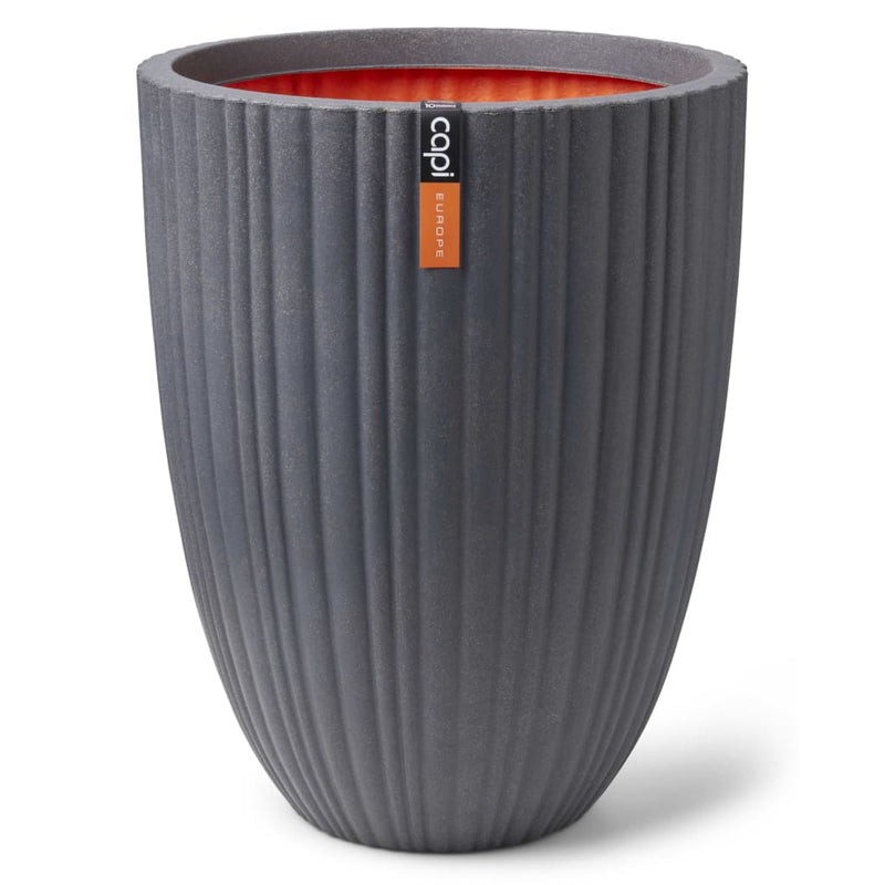 Afbeelding laden in galerijviewer, Capi Capi Bloempot Urban Tube elegant laag 55x73 cm donkergrijs
