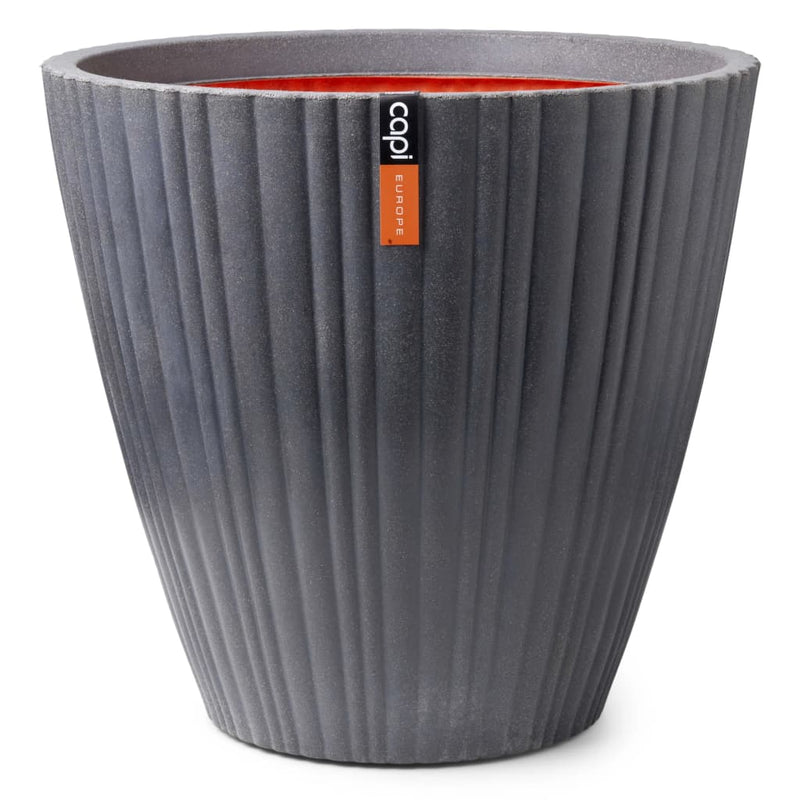 Afbeelding laden in galerijviewer, Capi Capi Bloempot Urban Tube taps 55x52 cm donkergrijs
