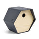 Capi vogelhuisje hive 1 rond gat 19x23x20 cm antracietkleurig