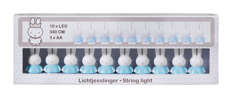 Afbeelding laden in galerijviewer, Nijntje lichtjesslinger blauw.
