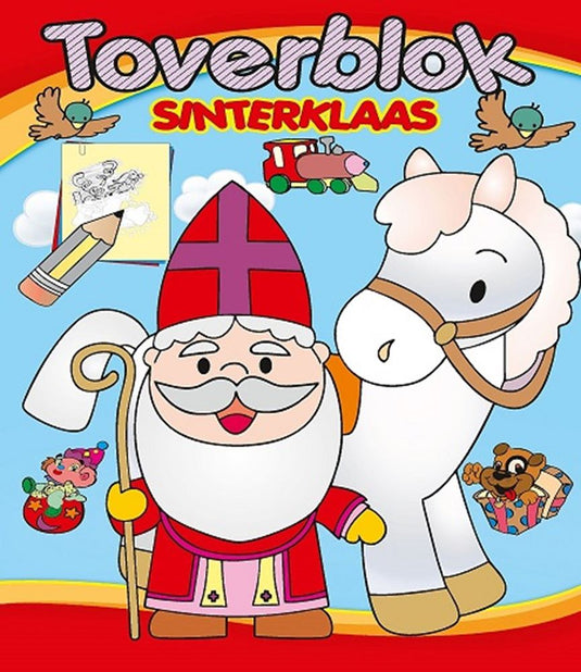 Boek specials nederland bv sinterklaas toverblok 2 ass 32 pagina's | 3 stuks