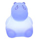 Nachtlamp silicone nijlpaard. 1+