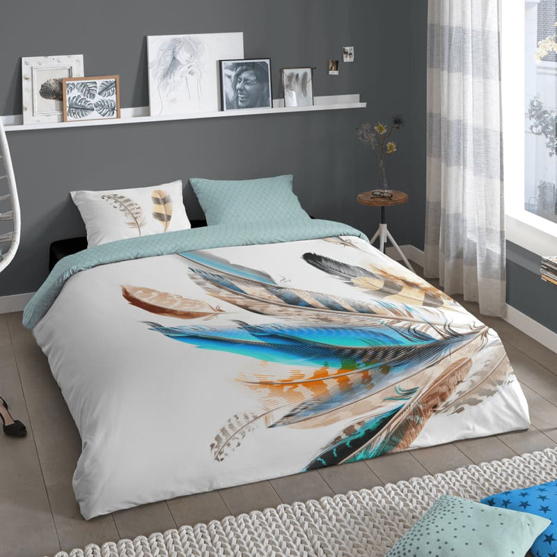 Afbeelding laden in galerijviewer, Good Morning Good Morning Dekbedovertrek FEATHER 155x220 cm meerkleurig
