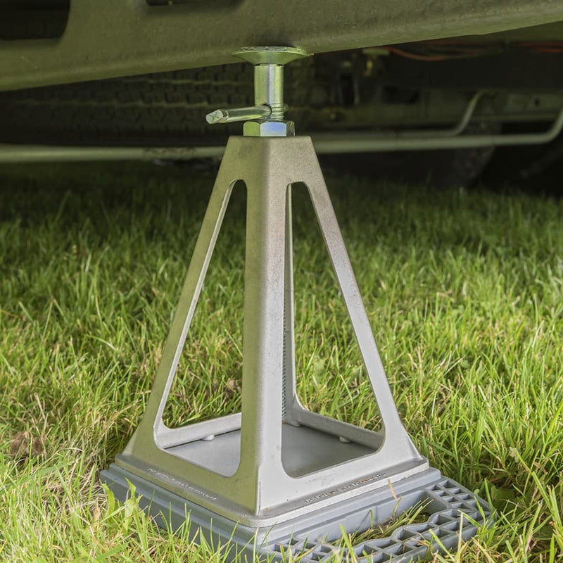 Afbeelding laden in galerijviewer, Proplus caravanhoeksteunenset tot 3600 kg aluminium 4 stuks
