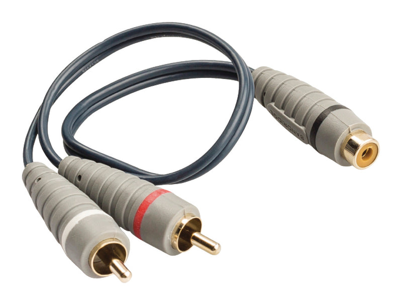 Afbeelding laden in galerijviewer, Bandridge bal4600 subwooferkabel 2x rca male - rca female 0.20 m blauw
