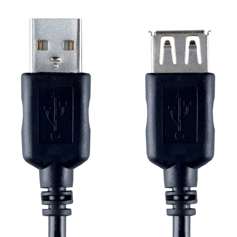 Afbeelding laden in galerijviewer, Bandridge usb 2.0 a male naar usb 2.0 a female 2 m zwart
