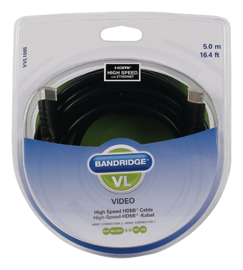 Afbeelding laden in galerijviewer, Bandridge Bandridge Vvl1005 Hdmi-hogesnelheidskabel 5.0 M
