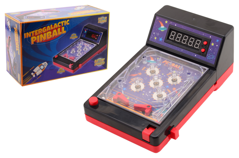 Afbeelding laden in galerijviewer, Johntoy vedes flipperkast speelgoed met licht en geluid - digitaal scorebord.
