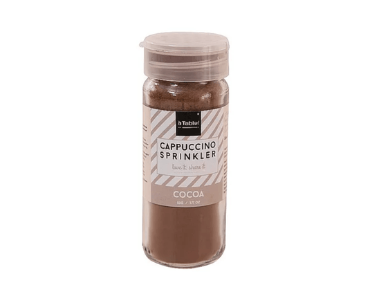 Table a cappuccino strooier cacao (6x 50gr)