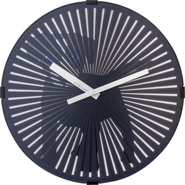Afbeelding laden in galerijviewer, Nextime ne-3225 wandklok dog ø30,5 plastic motion
