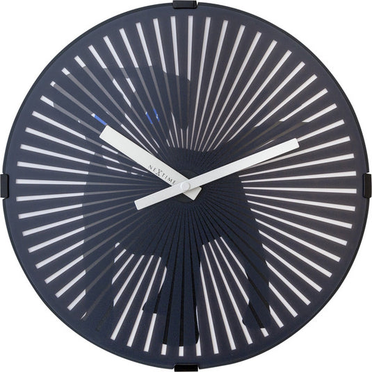 Nextime ne-3225 wandklok dog ø30,5 plastic motion