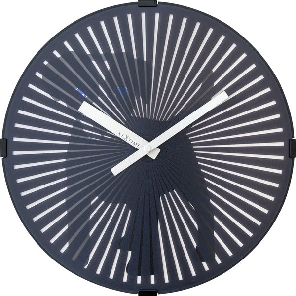 Afbeelding laden in galerijviewer, Nextime ne-3225 wandklok dog ø30,5 plastic motion
