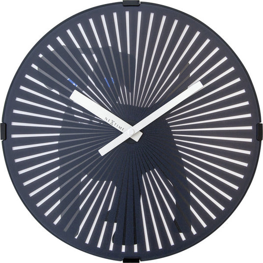 Nextime ne-3225 wandklok dog ø30,5 plastic motion