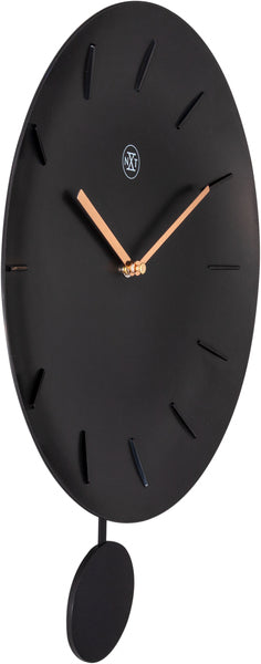 Afbeelding laden in galerijviewer, Nextime nx-7339zw wandklok nxt bowl ø 30 cm zwart
