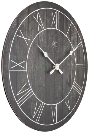 Nextime nx-7345zw wandklok nxt paul dia 40cm hout bruin