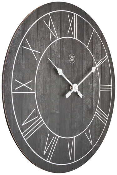 Nextime nx-7345zw wandklok nxt paul dia 40cm hout bruin