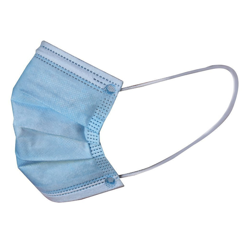 Afbeelding laden in galerijviewer, Facemask mondkapjes 3-laags hypoallergeen anti-allergisch 25 stuks
