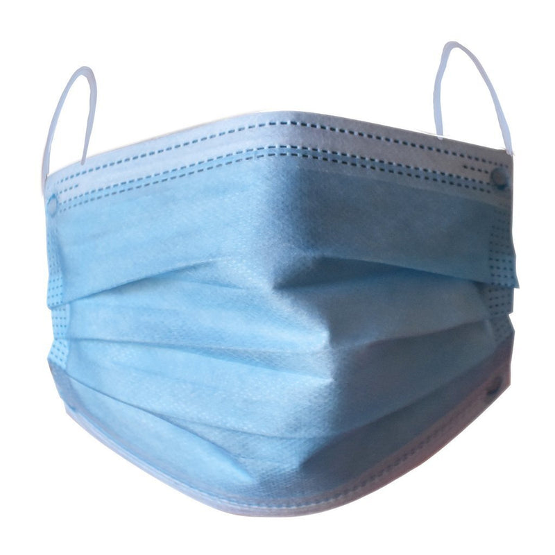 Afbeelding laden in galerijviewer, Facemask mondkapjes 3-laags hypoallergeen anti-allergisch 25 stuks
