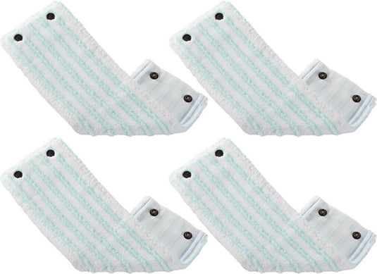Leifheit clean twist m combi clean m vloerwisser vervangingsdoek met drukknoppen micro duo33 cm set van 4