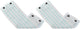 Leifheit clean twist xl combi clean xl vloerwisser vervangingsdoek met drukknoppen micro duo 42 cm set van 2