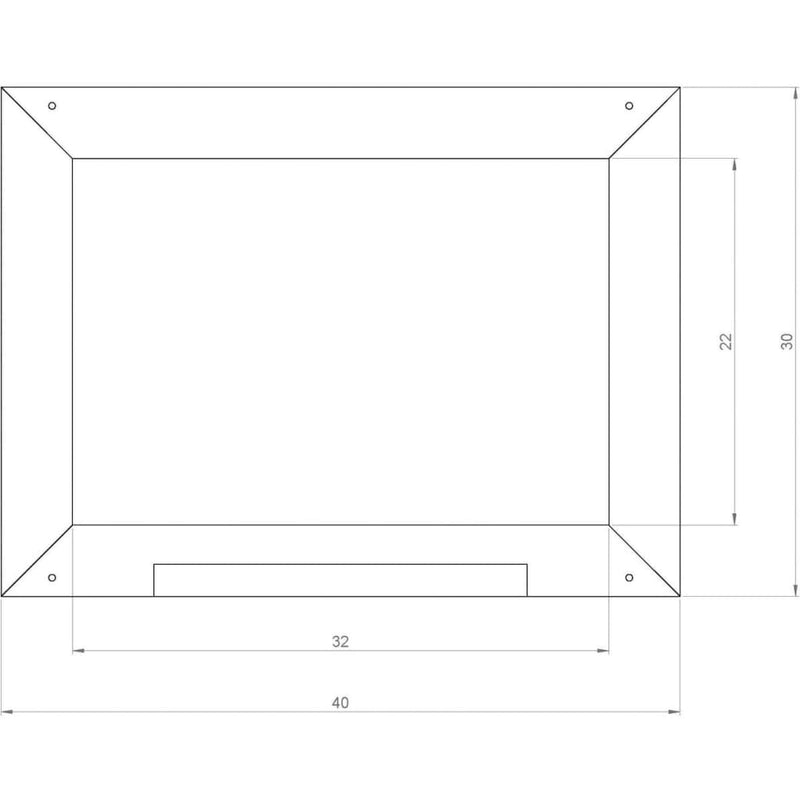 Afbeelding laden in galerijviewer, Axi krijtbord grijs zwart 41 cm
