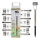 Pro garden solarlamp 360mm rvs set van 7stuks