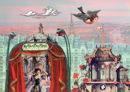 Prentbriefkaart cd02: metropolitain 6 st