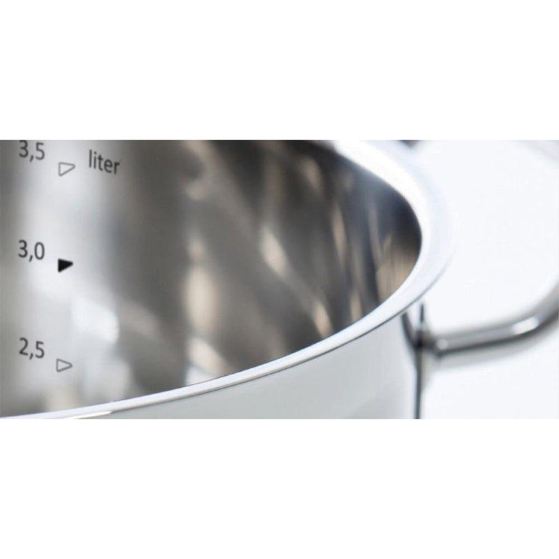 Afbeelding laden in galerijviewer, Bk precision pannenset 4-delig rvs glas zilver

