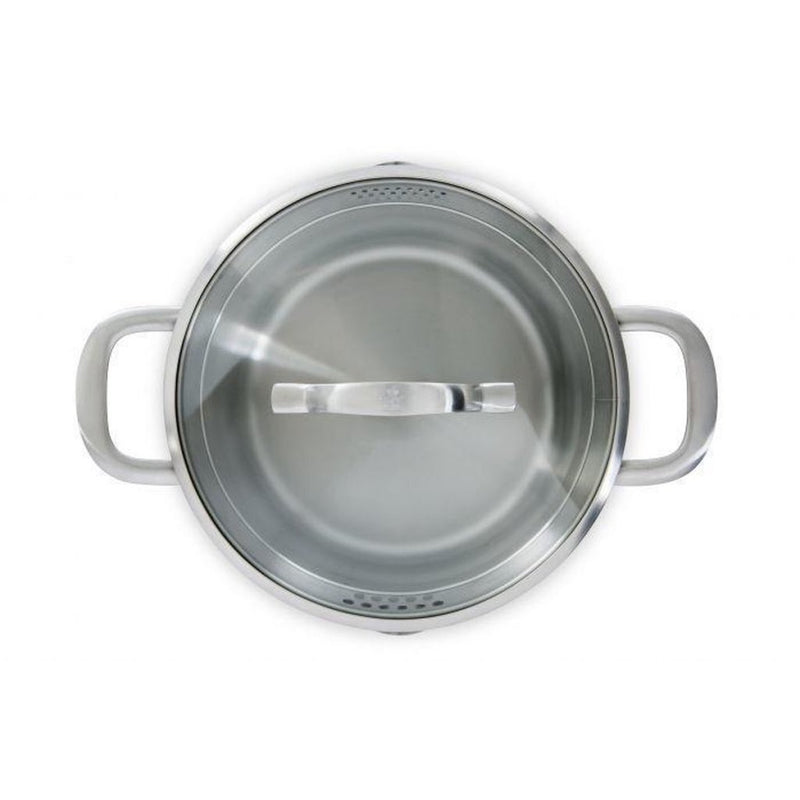 Afbeelding laden in galerijviewer, BK BK Wave Soeppan 24 cm RVS Glas
