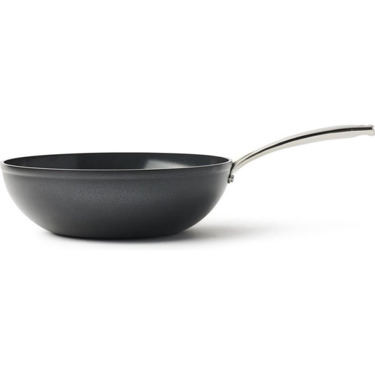 Bk superior ceramic wokpan 30 cm zwart
