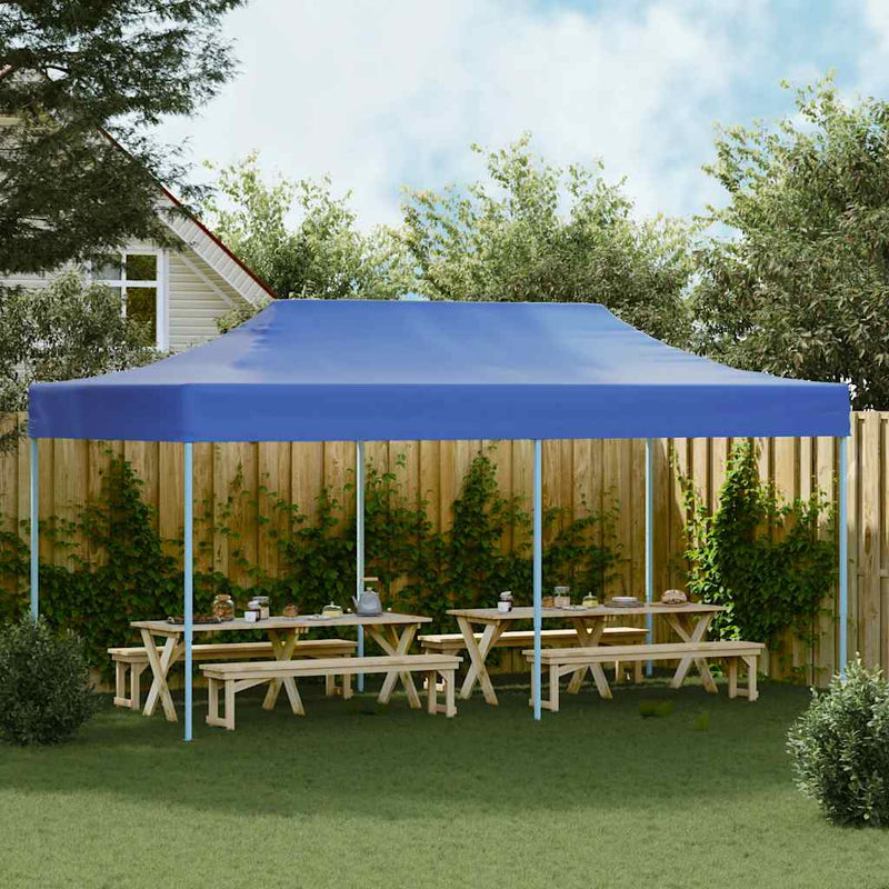 Afbeelding laden in galerijviewer, Vidaxl vouwtent pop-up 3x6 m blauw
