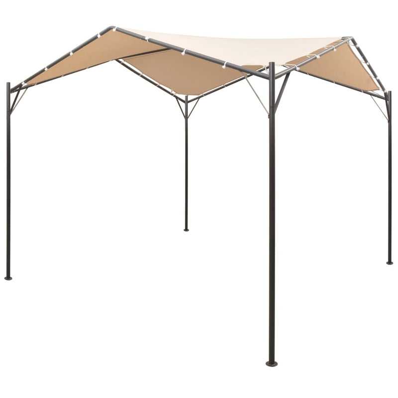 Afbeelding laden in galerijviewer, Vidaxl prieel 4x4 m staal beige

