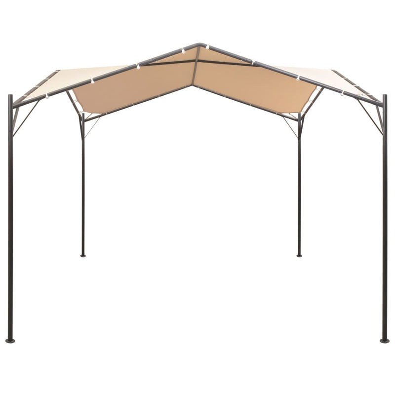 Afbeelding laden in galerijviewer, Vidaxl prieel 4x4 m staal beige
