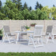 Vidaxl tuinstoelkussens 4 st hoge rug 120x50x3 cm stof grijs