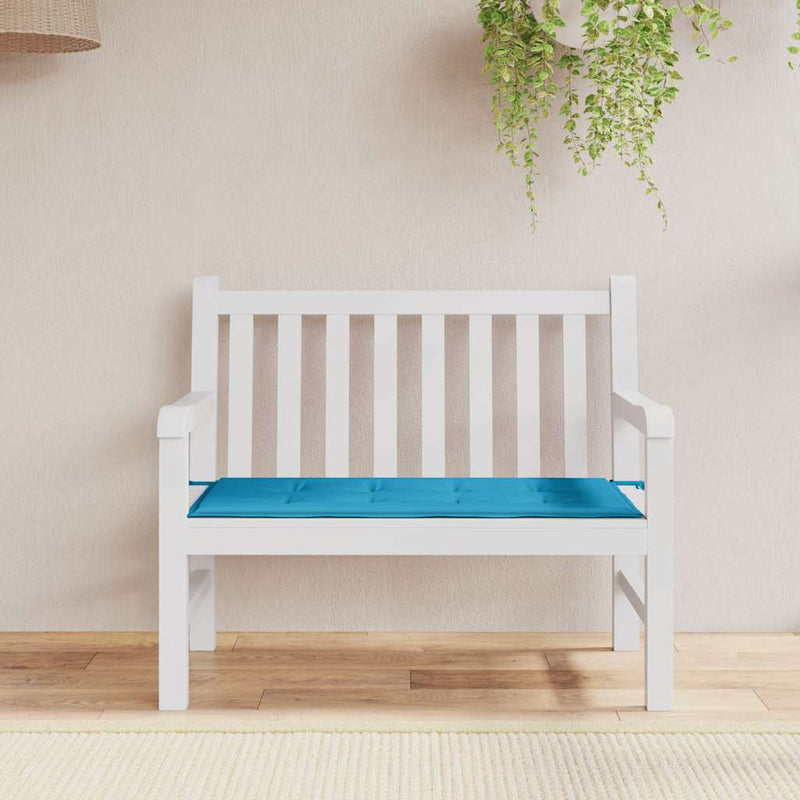 Afbeelding laden in galerijviewer, Vidaxl tuinbankkussen 100x50x3 cm oxford stof blauw
