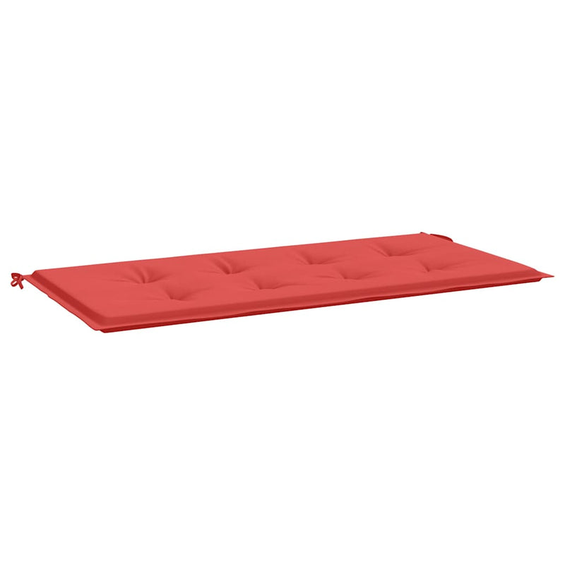 Afbeelding laden in galerijviewer, Vidaxl tuinbankkussen 120x50x4 cm oxford stof rood
