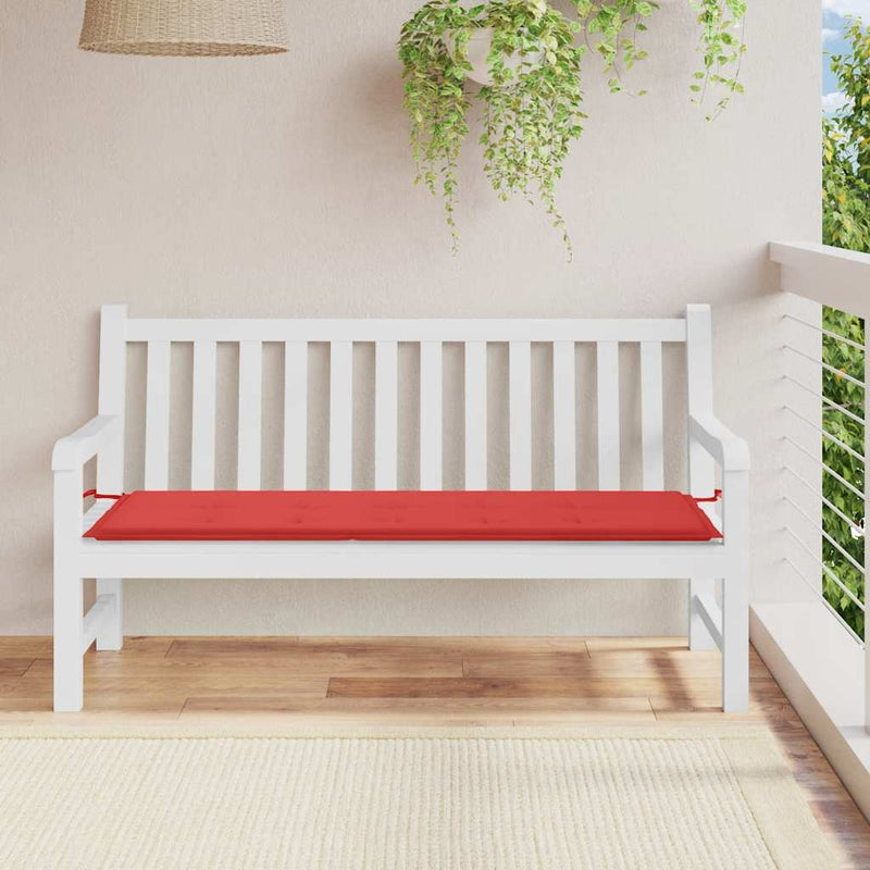 Afbeelding laden in galerijviewer, Vidaxl tuinbankkussen 150x50x3 cm oxford stof rood
