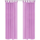 VidaXL Gordijnen voile 140x245 cm lila 2 st